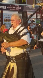 Roger Fuchs Bagpiper bag piper